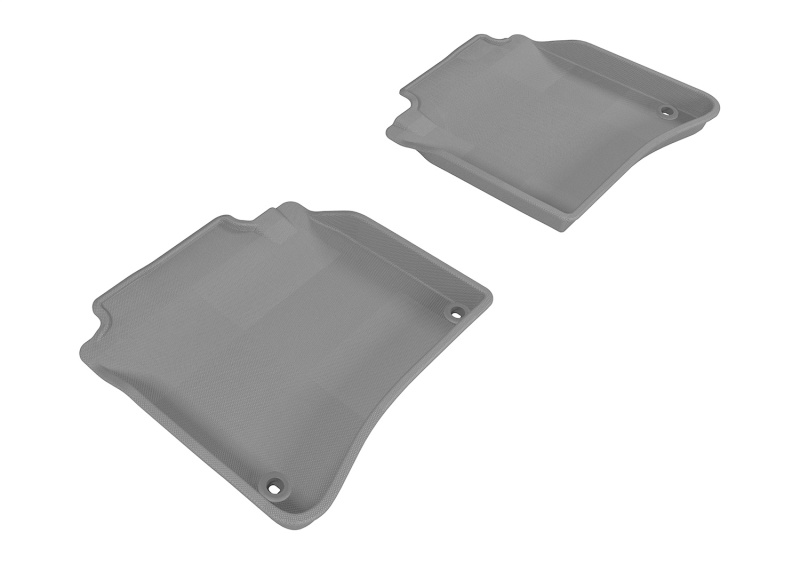 Mercedes-Benz S-Class Floor Mats - Rear - 3D MAXpider - Kagu - Gray - `14-`19